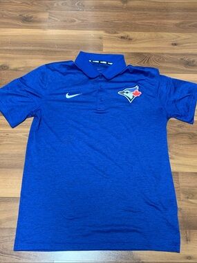 Men's Nike Royal Toronto Blue Jays Dri-FIT Victory Golf Polo
